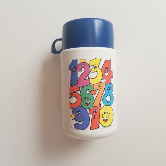 Vintage Numbers Thermos Insulated Cup - Picture 2 of 6